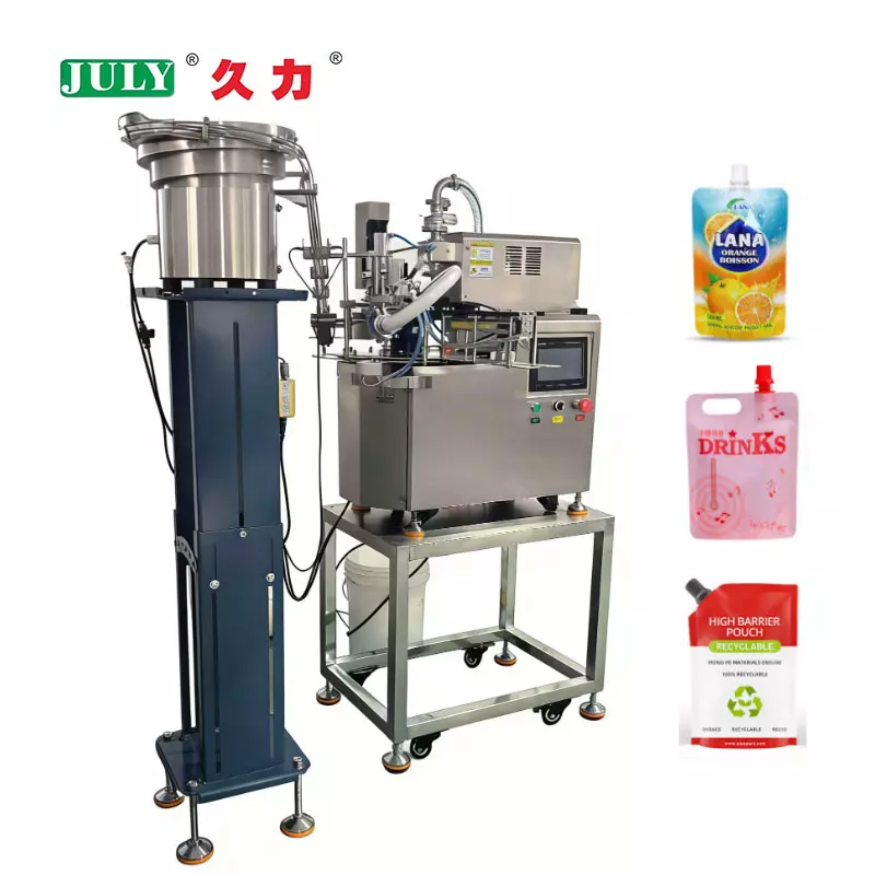 Automatic Spout Pouch Filling Machine